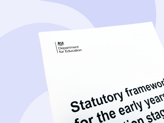 Printed copy of the EYFS for Childminders 2024